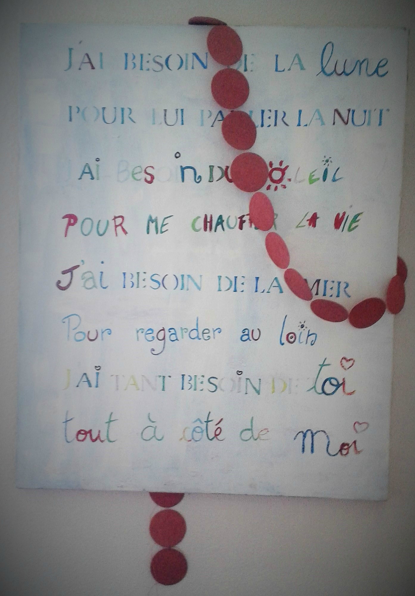 Un tableau dans une chambre à coucher le vent et lou