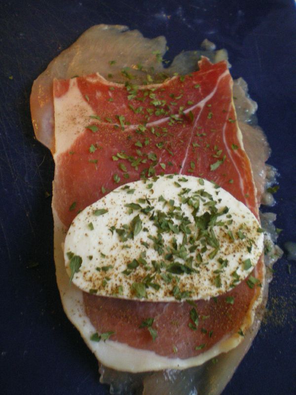 Roulés de dinde mozza-jambon cru. - Laëti' délices Roulés de dinde mozza-jambon cru. - Laëti' délices