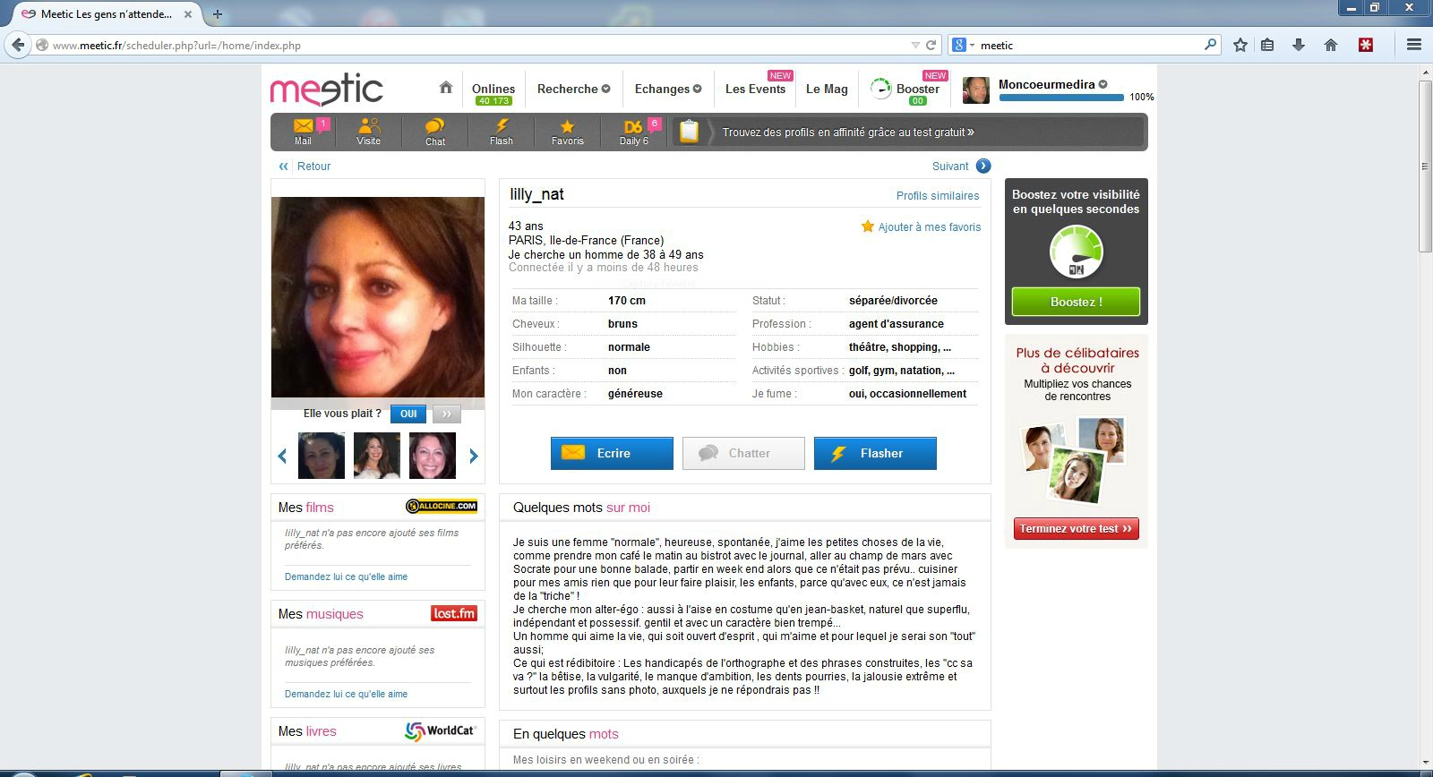 meetic rencontre paris