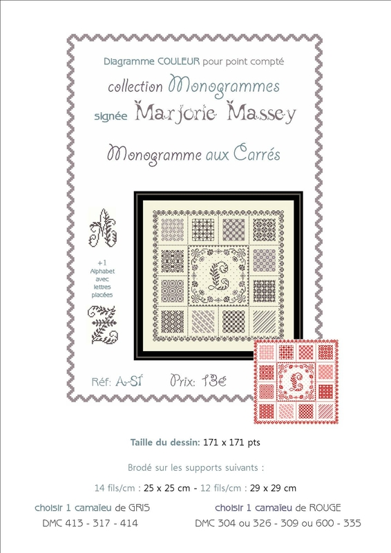 AS1 monogramme aux carrés