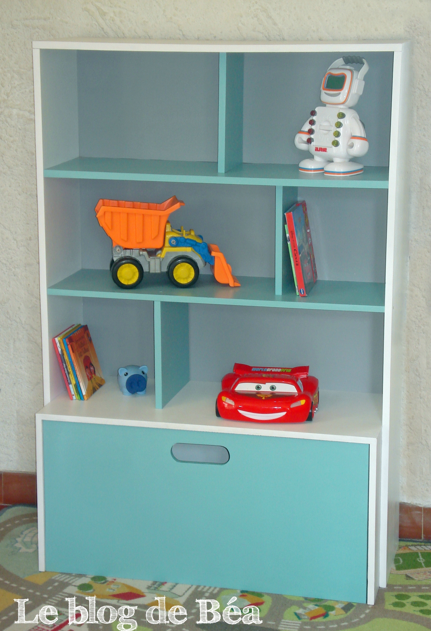 Diy étagère pour chambre d'enfant et coffre à jouets le blog de béa