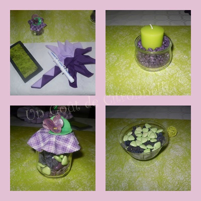table violette