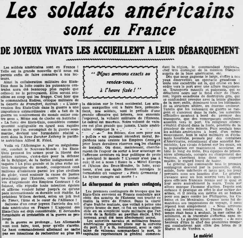 Saint-Nazaire à l'heure américaine - Grande Guerre : territoriaux bretons et normands du 87 DIT