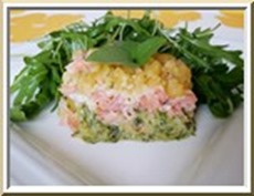 crumble de courgettes aux deux saumons crumble de courgettes aux deux saumons