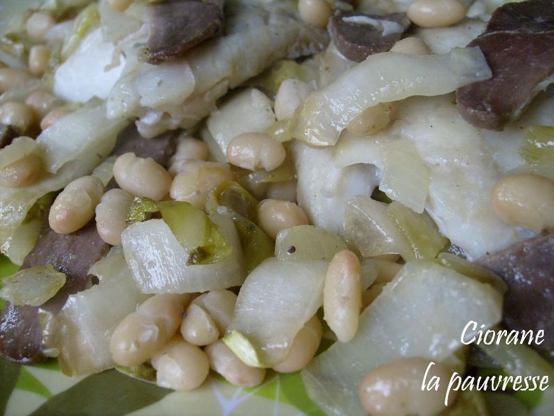 Recette de salade de haricots blancs au magret séché