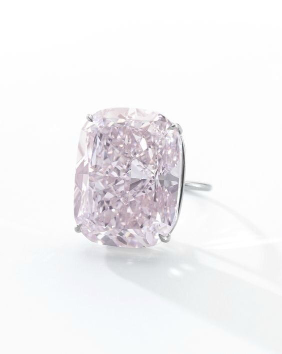 Natural Fancy Intense Pink Diamond & Kite Diamond Pendant Necklace