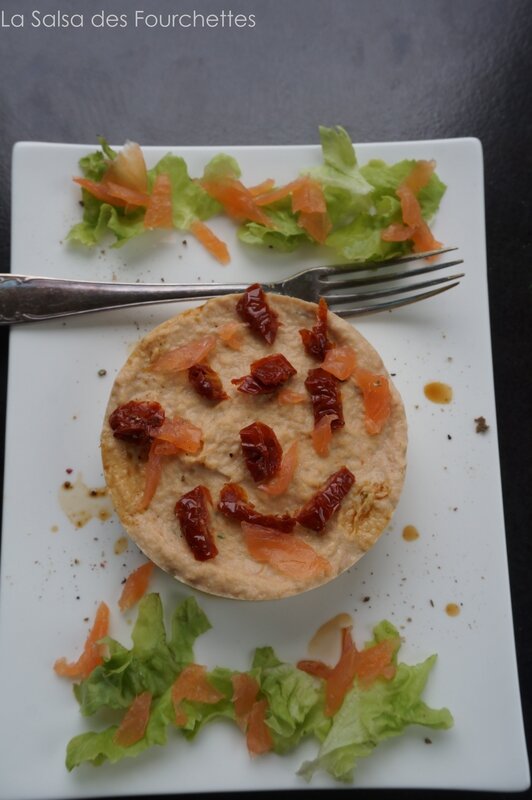 TERRINE Aux Deux Saumons Tomates Séchées et Ciboulette LA SALSA DES