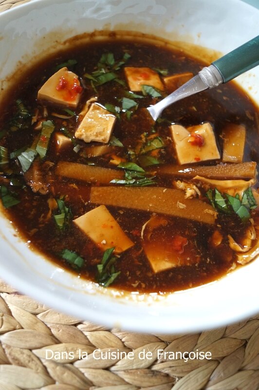 Potage Pékinois Dans la Cuisine de Françoise