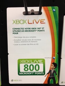 Cartes Prépayées Xbox Live pour One & 360