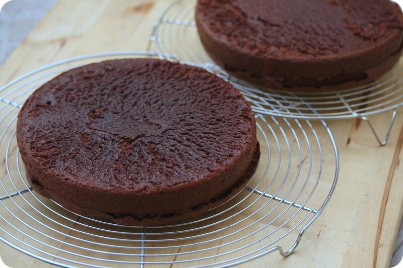 genoise chocolat layer cake blog chez requia cusine et confidences