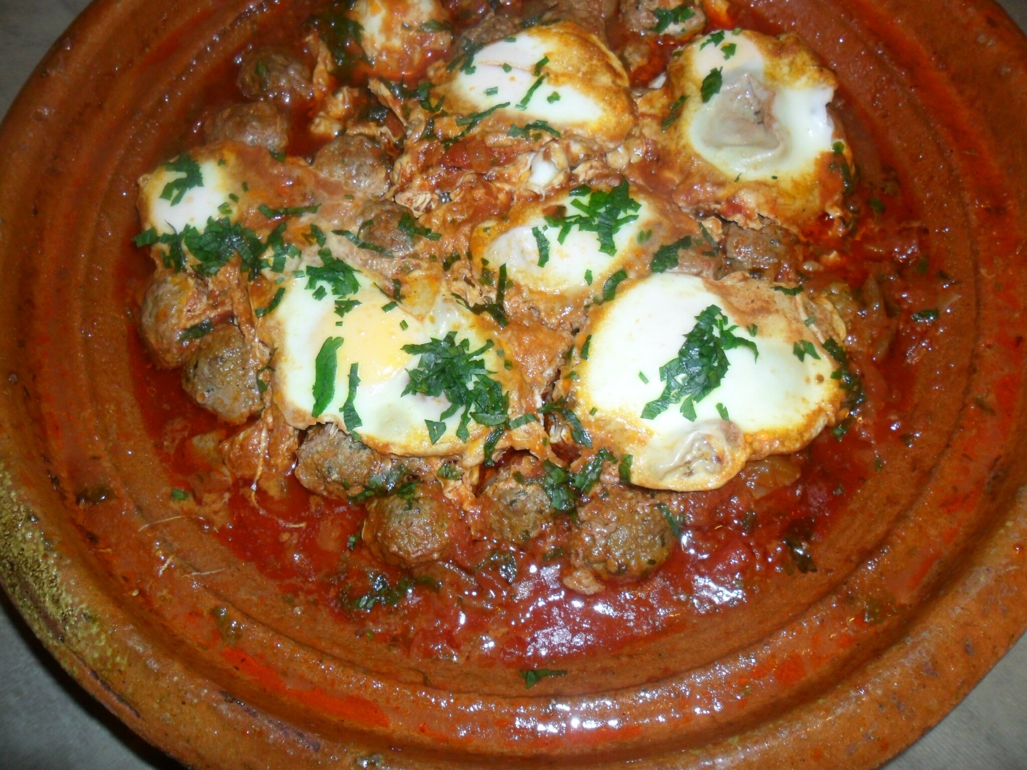Tajine kefta aux oeufs Le chef c'est moi!!!