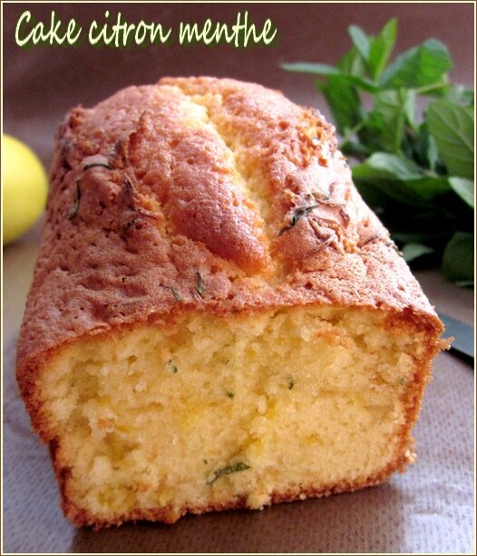 cake citron menthe