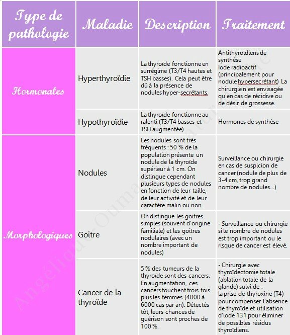 les troubles de la thyroïde les troubles de la thyroïde