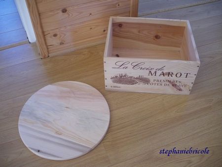 Idée déco récup, faire soi même une table de chevet pour enfant ... Chevet blanc bois enfant