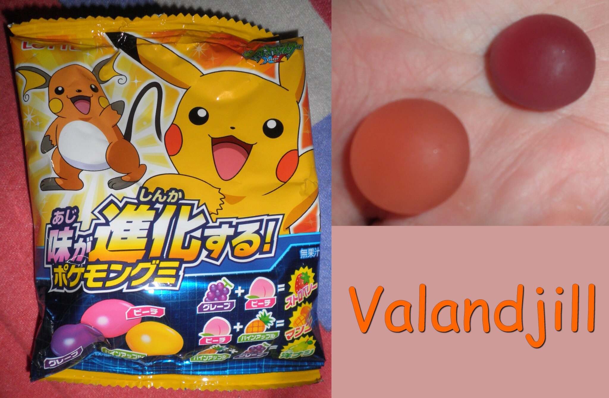 Bonbon aux fruits pokémon- Pokémon gumi (Candysan) - Délices du Japon
