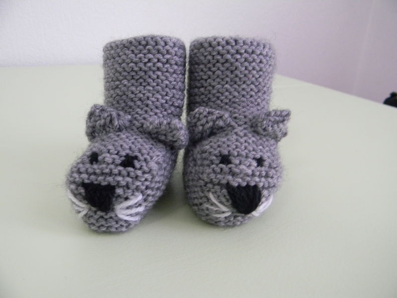 comment tricoter des chaussons de bebe facile