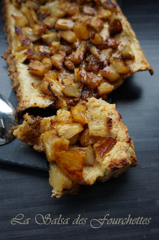 TARTE TATIN Ananas Gingembre Vanille Et Son Caramel De Noix De Coco