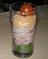 pamplemousse au crabe sauce cocktail