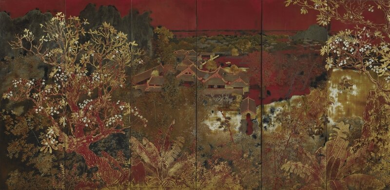 Nguyễn Gia Trí (1909-1993), Paysage (Landscape), 1940