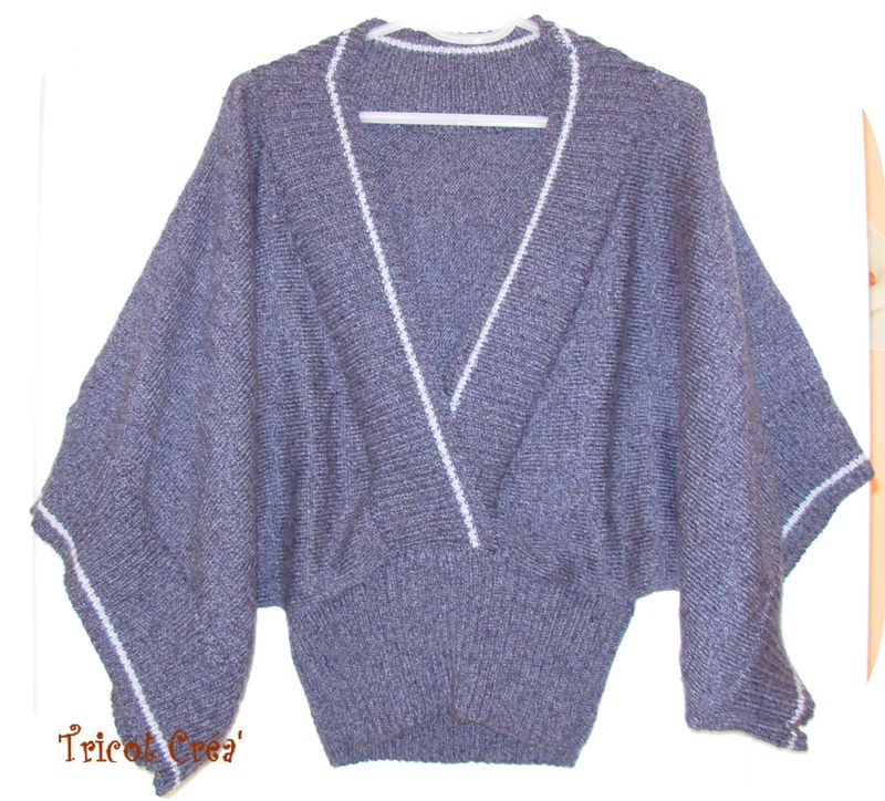 Pull kimono tricot Clearance