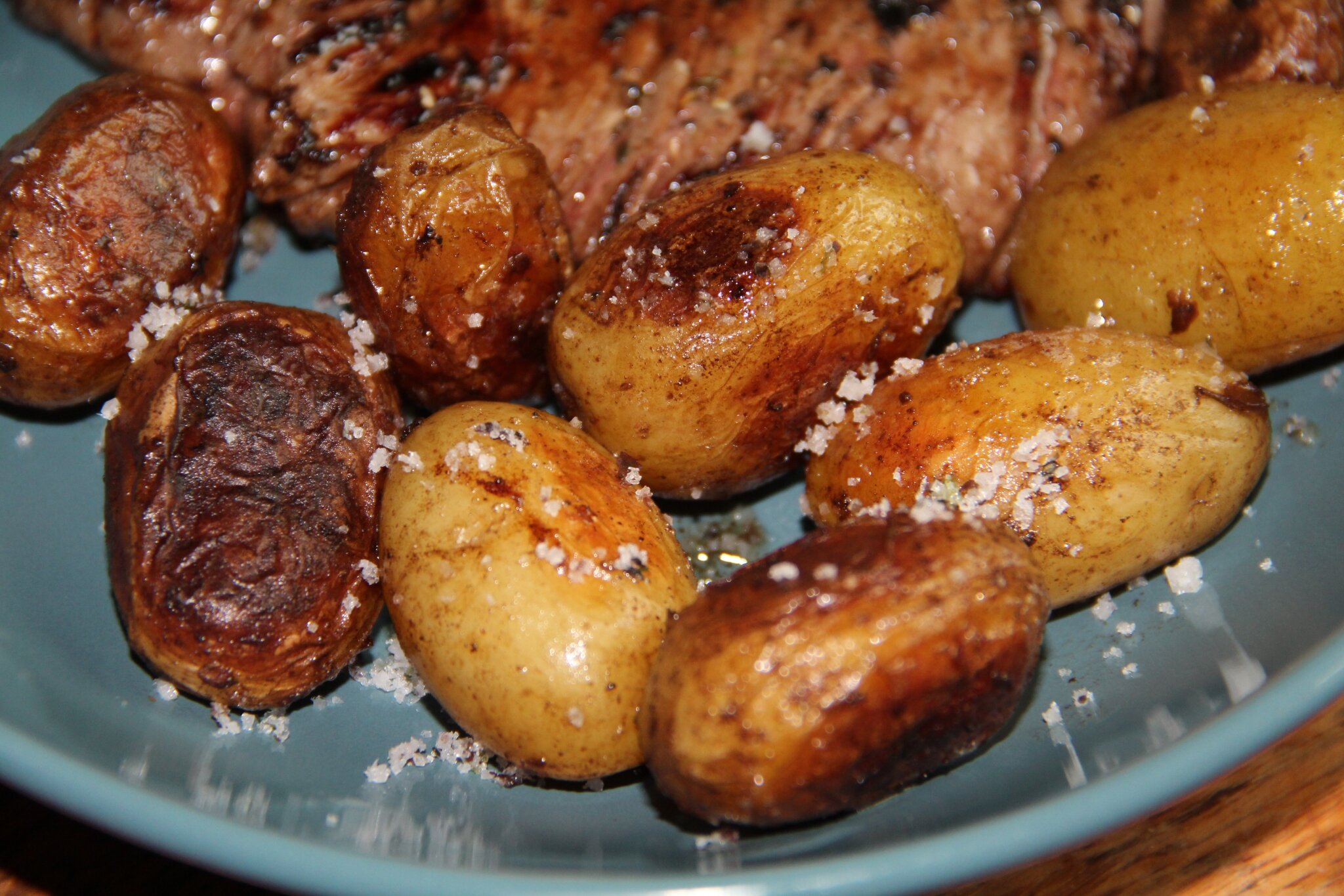 Écrasé de pommes de terre au beurre et sel de Guérande