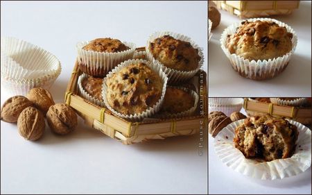 Muffins aux noix et pépites de chocolat (17)