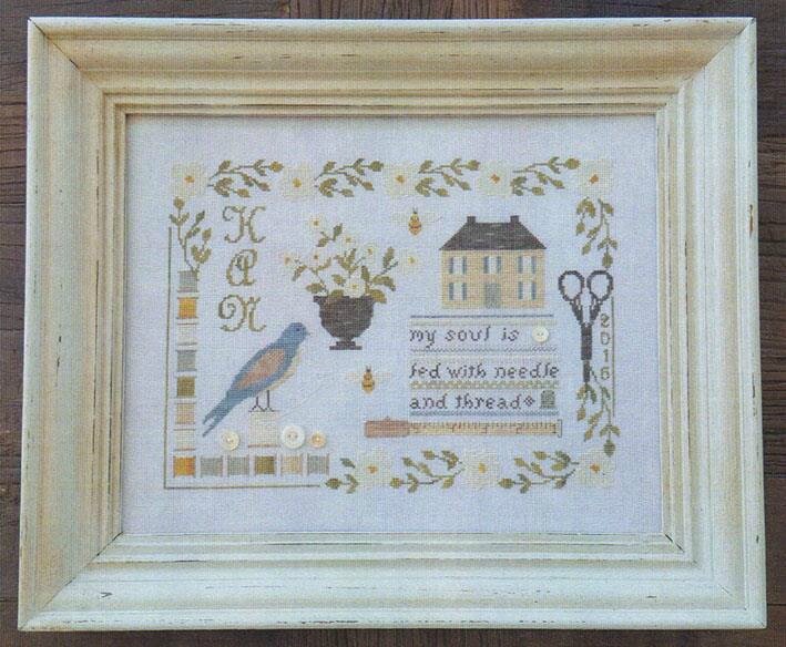 with needle & thread