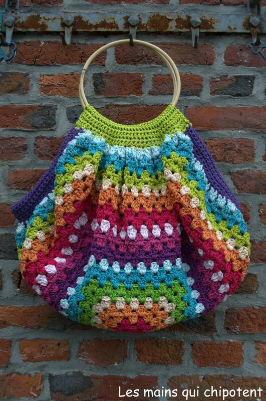 Sac boule shop au crochet