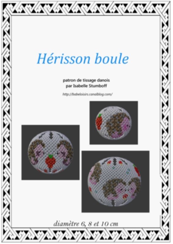 couverture hérisson boule flou