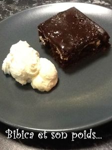 Brownies aux noix part