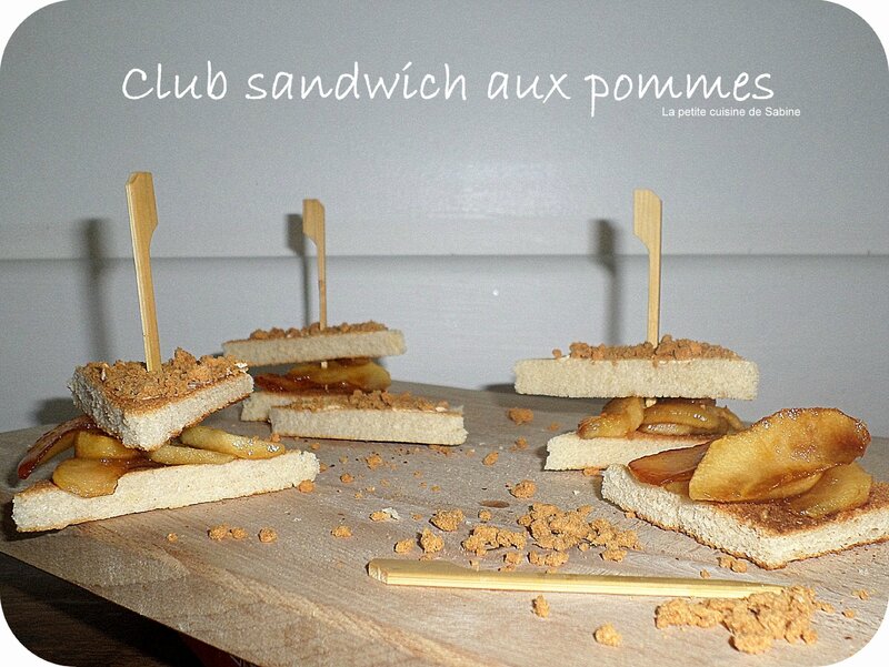 Club sandwich aux pommes PA