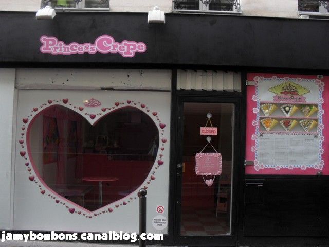 Princess Crêpe 3 Rue Des Ecouffes 75004 Paris Princess Crepe @Paris - Les gourmandises de Jamy Bonbons