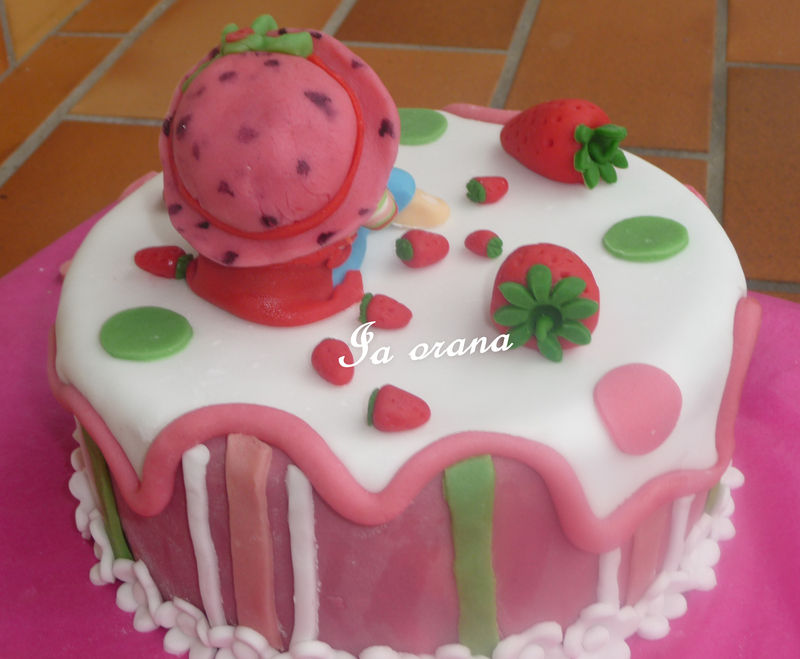 Gâteau Charlotte aux Fraises/Strawberry shortcake cake