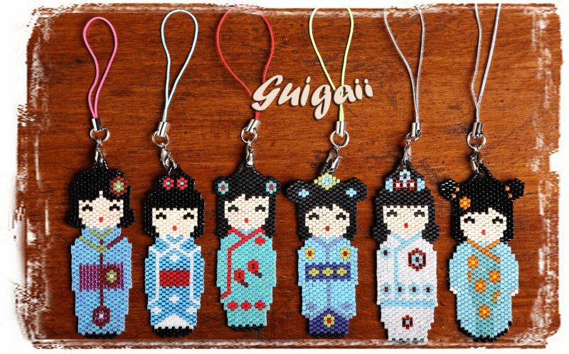 148 Pendouilles Kokeshi
