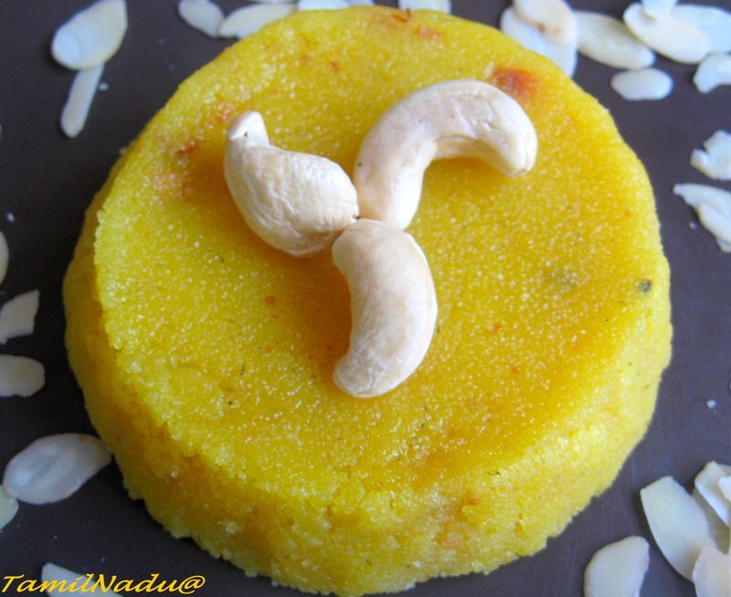 Kesari Recette : Kesari Rava Sooji Halwa
