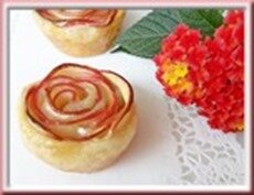 roses de pommes feuilletées roses de pommes feuilletées