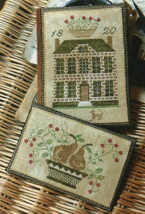 boxwood manor sewing book & thread keeper