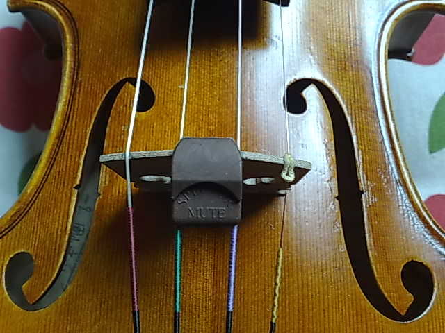 Sourdine peigne pour violon en ébène
