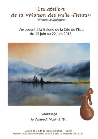 Affiche A4 expo des Mille-Fleurs