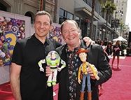 Toy Story 3 - Bob Iger et John Lasseter lors de l'avant-première mondiale à Los Angeles