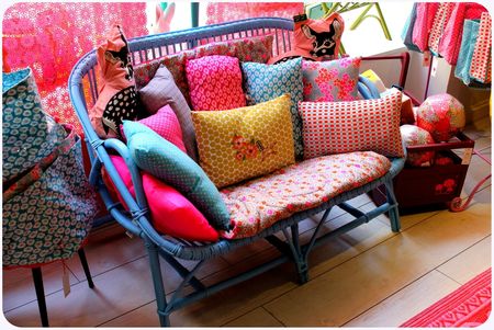 banquette bleue