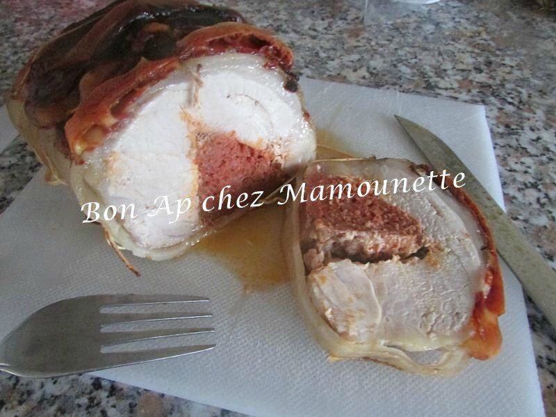 rôti de porc au chorizo et sa pomme de terre entaillée 002
