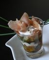 tartare de tomates et courgettes
