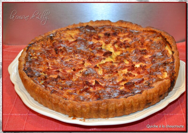 Quiche alsacienne La cuisine de Lilly