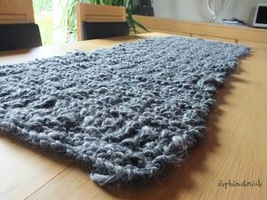snood geant, tuto tricot snood