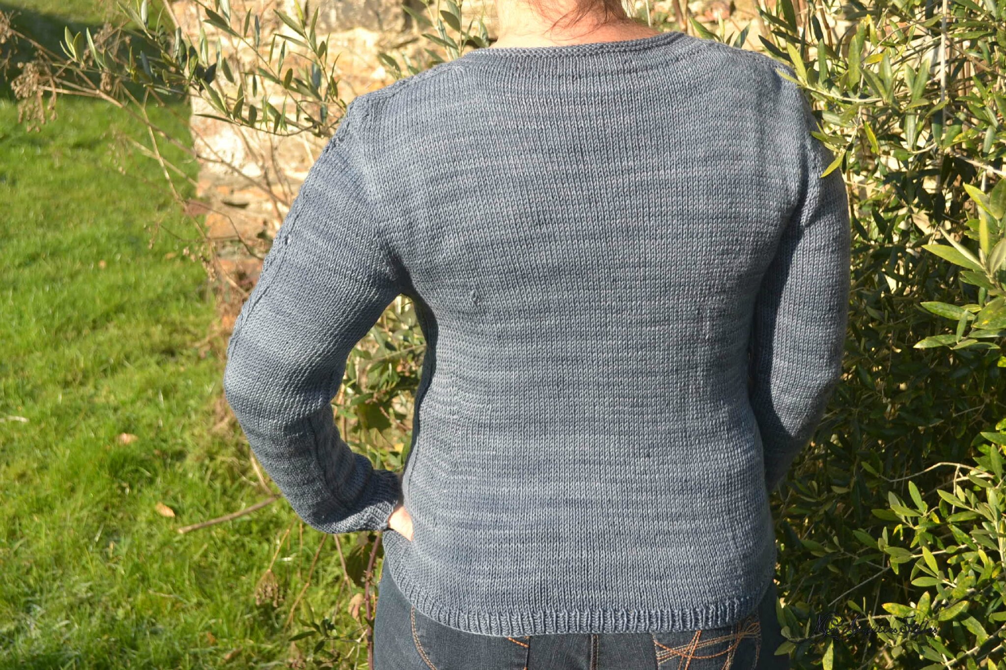 Tricot] [Quand les pelotes baguenaudent] Gilet raglan pour bébé