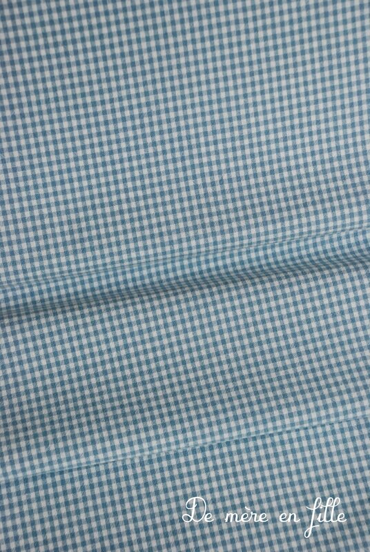39 carreaux bleu et blanc