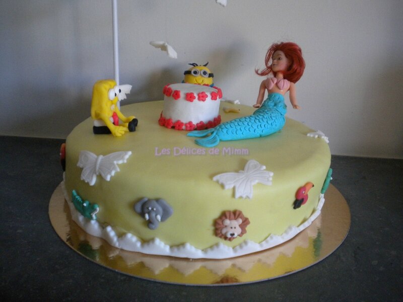 Gâteau Sous un nuage (Gravity cake) 5