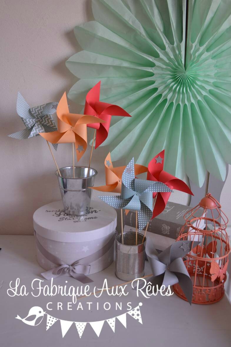 Décoration chambre bébé mint / vert d'eau corail gris hibou ...