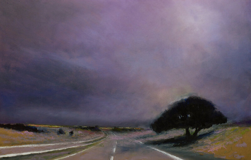 K'nowhere 82, aout 2017, pastel à l'huile, 48 x 32 cm